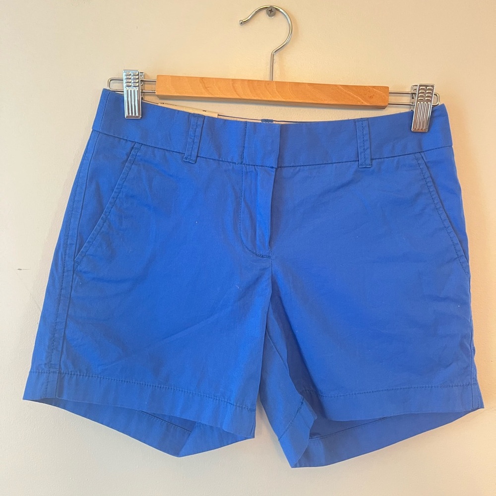 J. Crew Women's Blue Chino Shorts